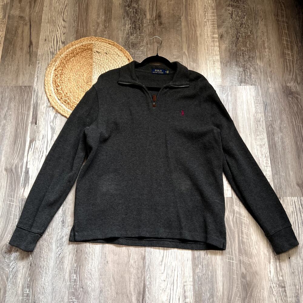 POLO RALPH LAUREN Pony Quarter-Zip Mens Pullover